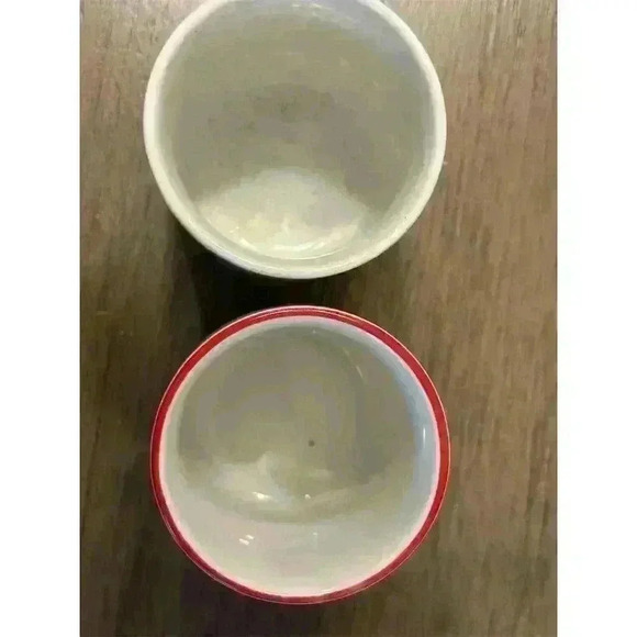 Vintage Japanese Porcelain Tea/Sake Cups Hand-Painted Geisha Mikado set of two - Picture 5 of 5